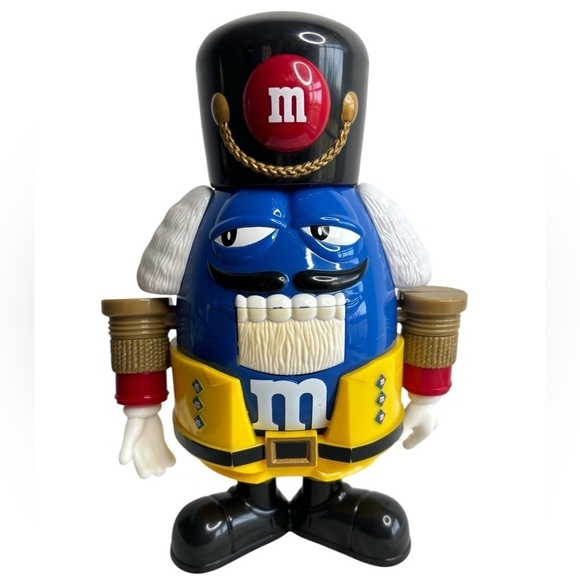 M & M Limited Edition Nutcracker Blue Candy Dispenser Christmas M&M's Holiday - Picture 8 of 12